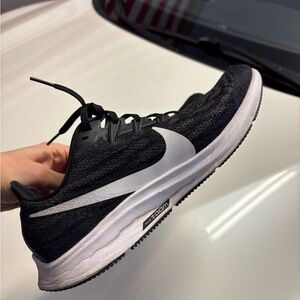 Nike  Pegasus Black and White Running Shoes